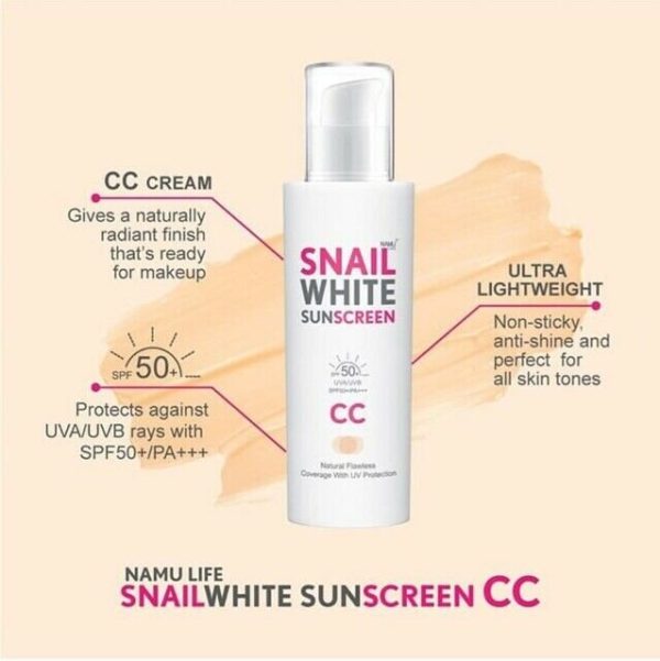 Snail White  Sunscreen CC By  Namu Life