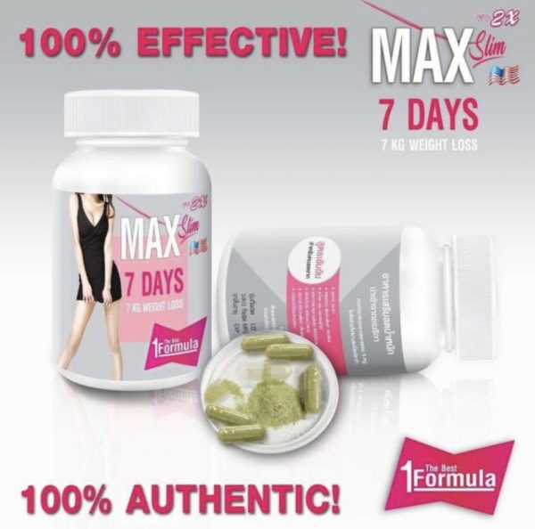 Max Slim 7 Days Slimming Capsules 30s - Image 3