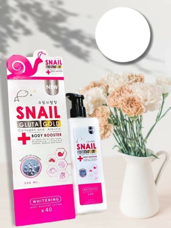 SNAIL GLUTA GOLD PLUS COLLAGEN AND ARBUTIN BODY BOOSTER🐌 X40